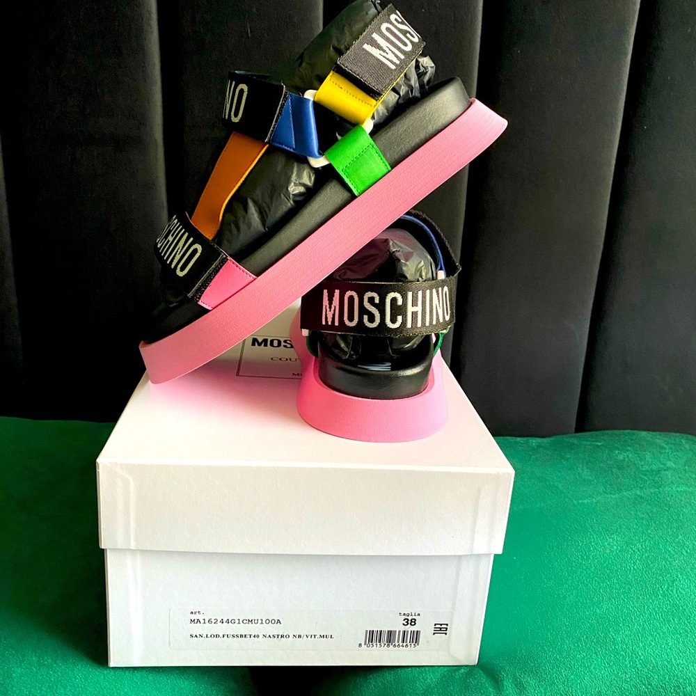 Moschino Multi-Color strap Sandals